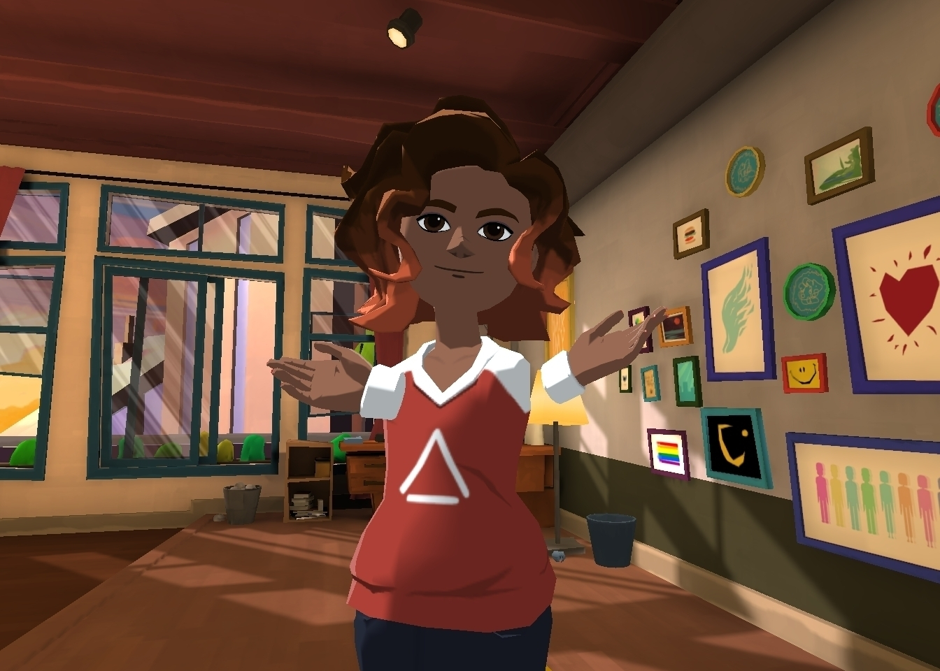 Me inside my AltSpaceVR apartment