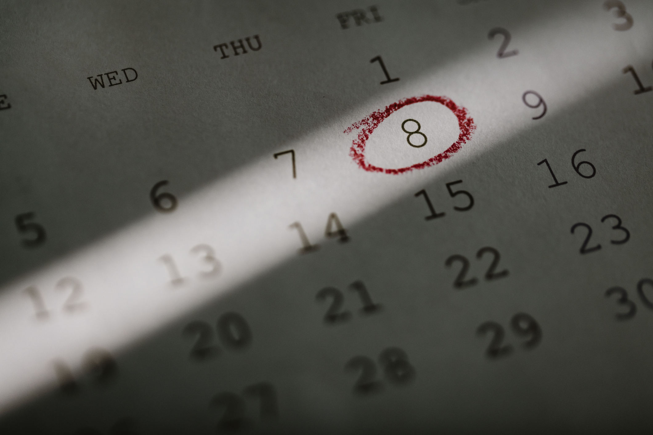 7. Create a calendar of deadlines