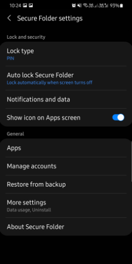 Samsung Secure Folder 2
