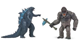 11" figures of Godzilla and Kong.