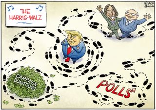 Political cartoon