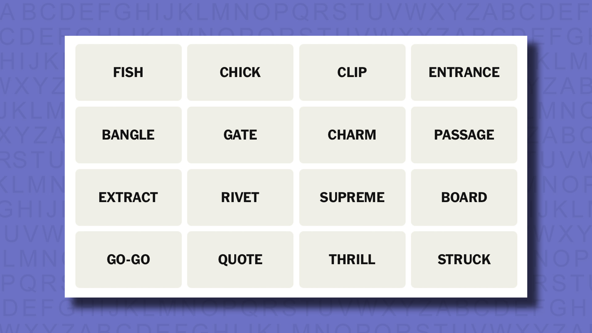NYT Connections hints for game 794 on a purple background