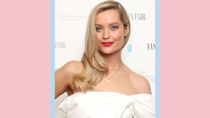 Laura Whitmore attends the Vanity Fair EE Rising Star Party at 180 The Strand on March 01, 2022 in London, England. 