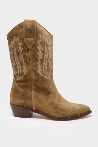 Camilla Cowboy Boots | Camel