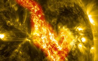 Canyon of Fire: Magnetic Filament on the Sun 1920