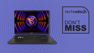 MSI GP Series gaming laptop with the text 'Don't miss'