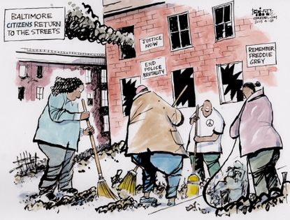 
Editorial cartoon U.S. Baltimore