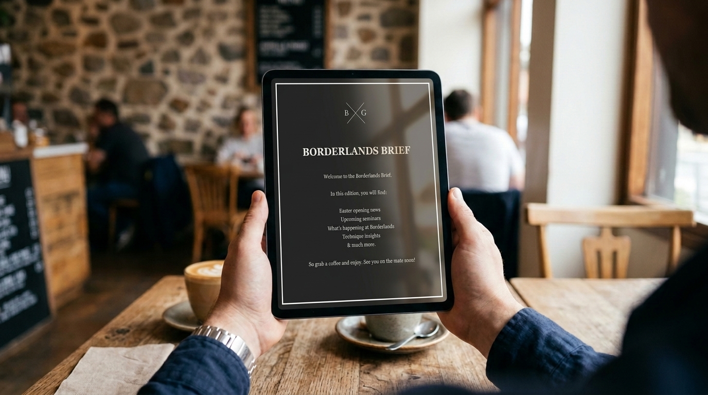 screenshot of the borderlands grappling website being used on a computer