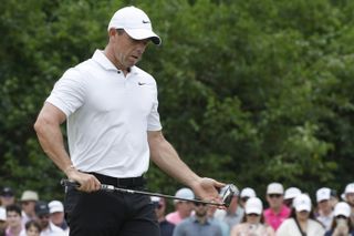 Rory McIlroy in action at Zurich Classic