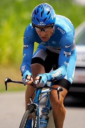 Jose Luis Rubiera (Discovery) finished off the day just over 3 minutes back.