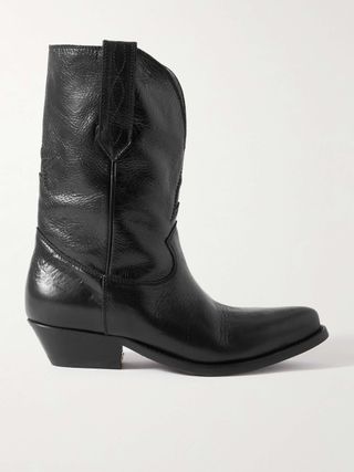 Low Hope Star Cowboystiefel aus strukturiertem Leder