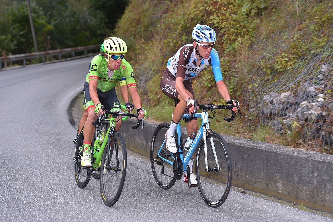 Rigoberto Uran and Romain Bardet