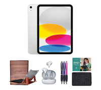 Apple iPad 10.9" Gen 10 64GB with Truly Wireless Earbuds & Accessories