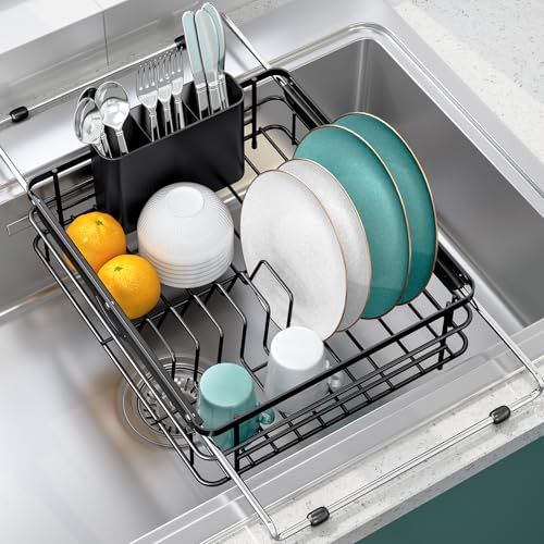TOOLF Over the Sink Dish Drying Rack