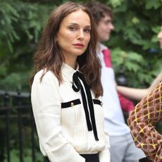 Natalie Portman pulled off the peep-toe shoe trend