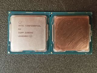 Core i9-9900K (Left), Core i9-9900KF (Right)