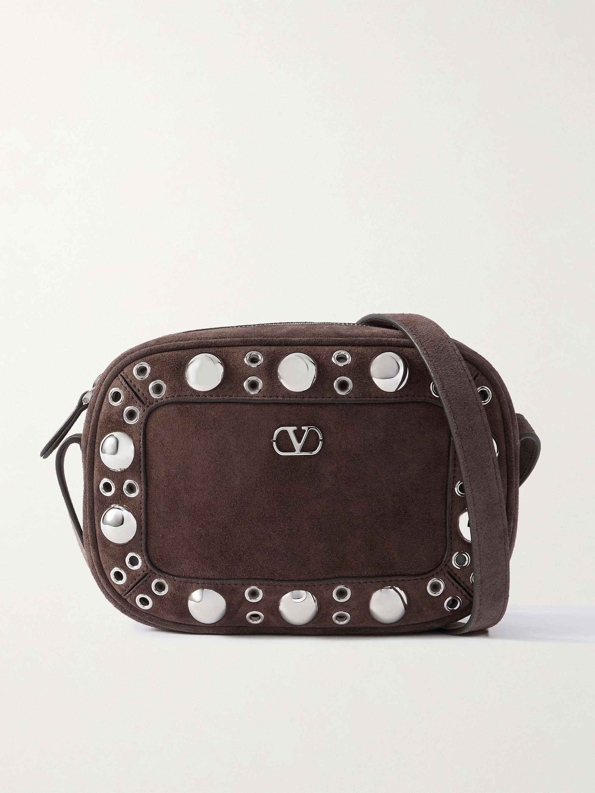 Nellcôte Embellished Suede Shoulder Bag