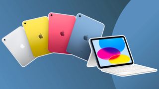 A product shot of the iPad Pro 2022 in various colours to show the best iPad Pro 2022 prices