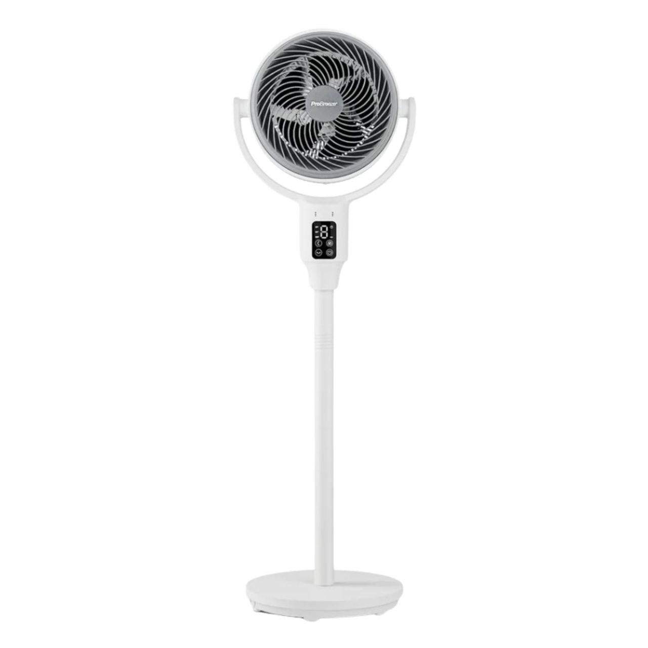 Cut out of the Pro Breeze AirFlo 43" Hybrid Pedestal Fan on a white background