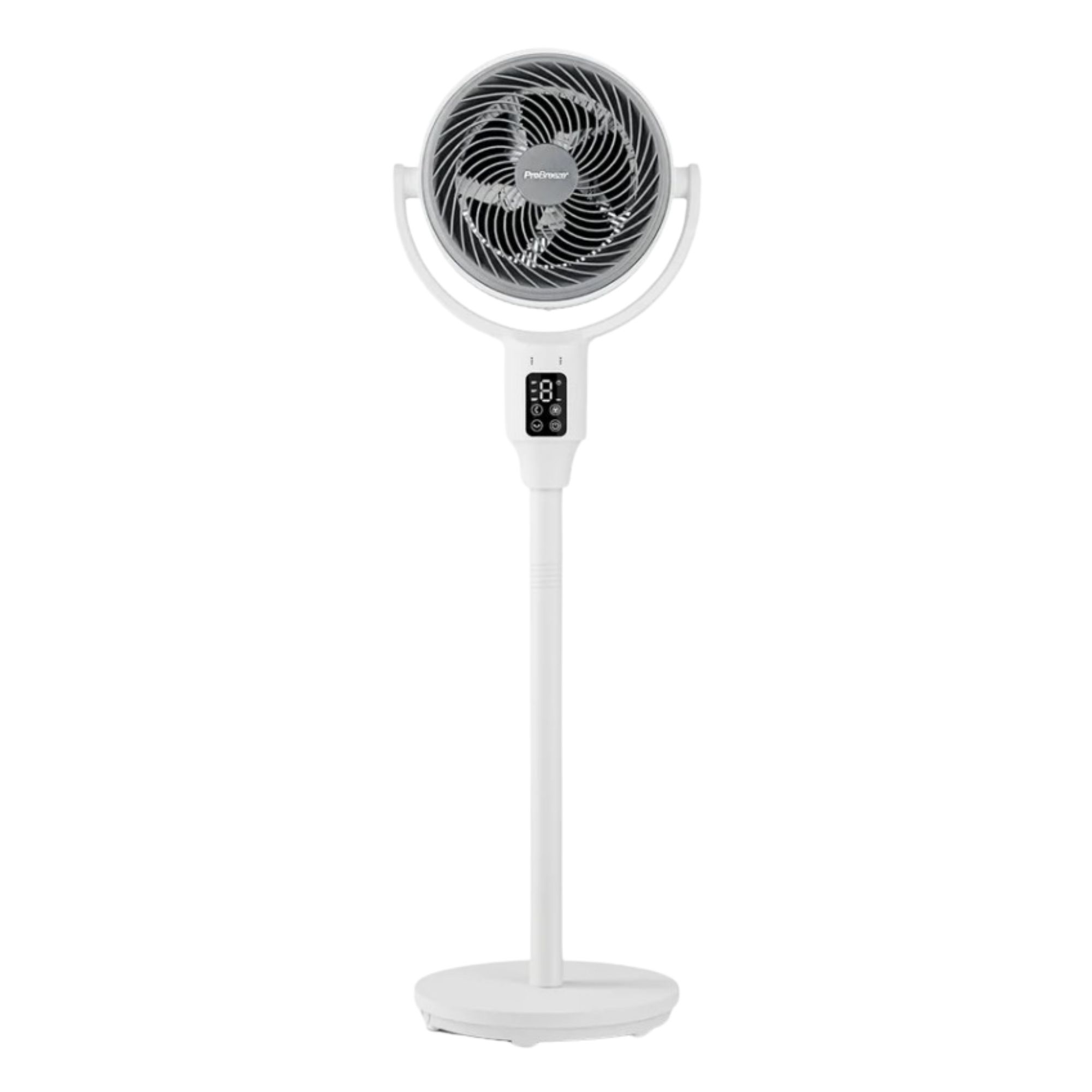 Cut out of the Pro Breeze AirFlo 43" Hybrid Pedestal Fan on a white background
