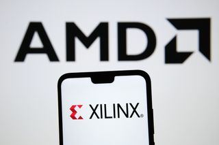 AMD and Xilinx logos