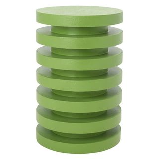 Safavieh Kaysar Modern Style Green Round Accent End Table (11.8 In. W X 11.8 In. D X 18.5 In. H)