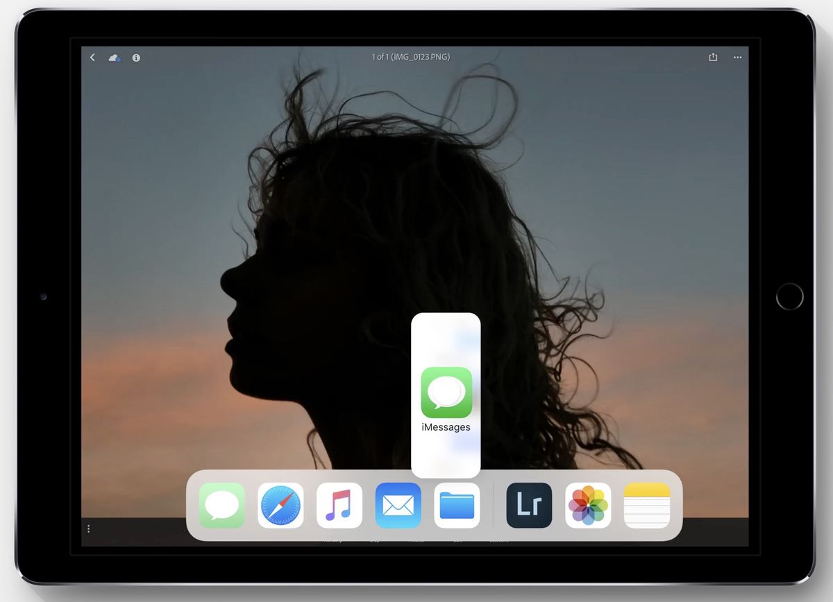 Drag and drop apps right into split-screen view