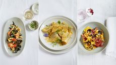 Different types of summer pastas