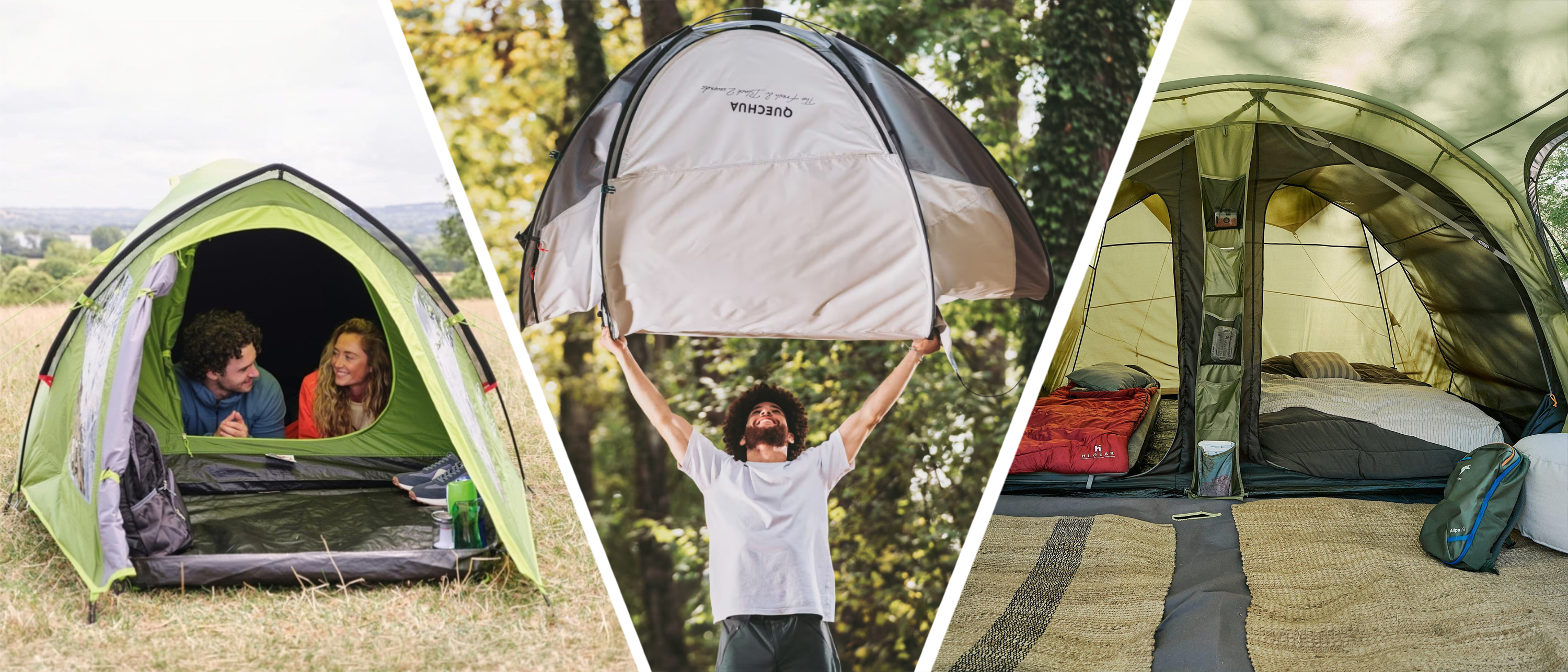Three tents