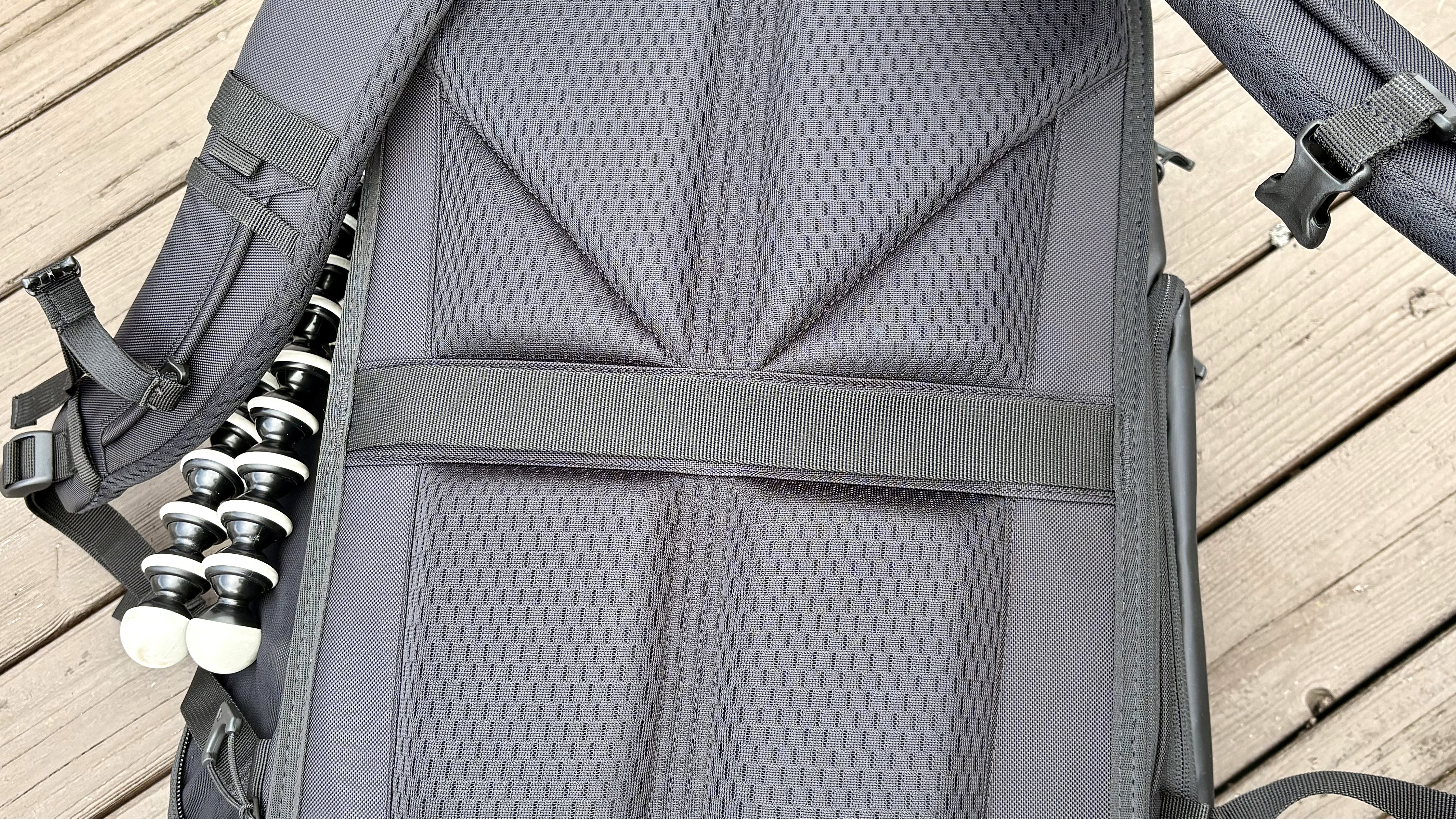 Close-up of the Wandrd Prvke Zip backpack in 31L