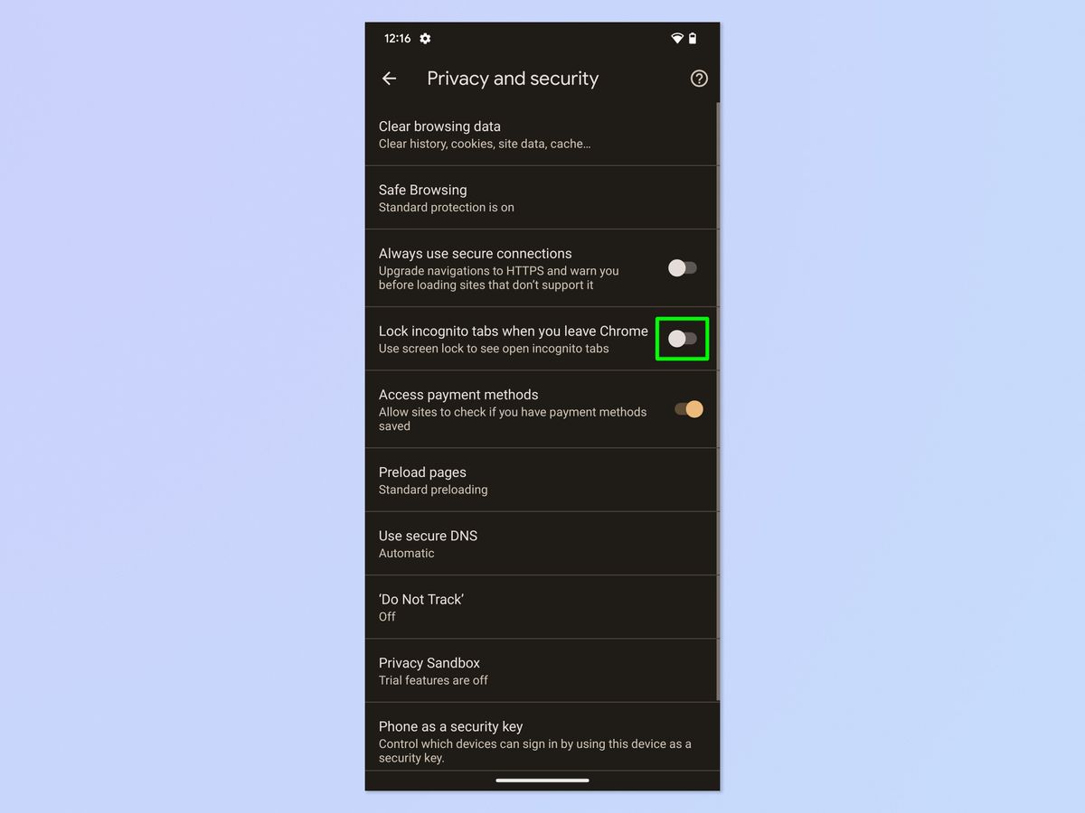 How to lock incognito tabs on Chrome mobile Tom's Guide