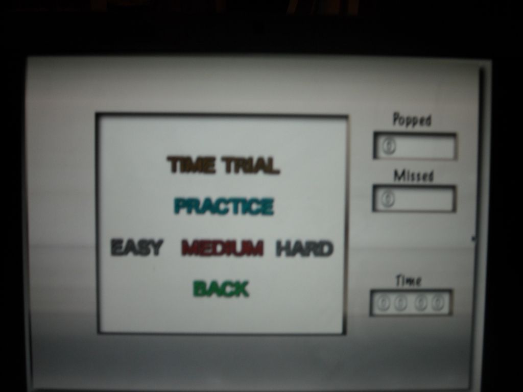 Users can take time trials or practice typing on any of three difficulty levels in Balloon Typer.