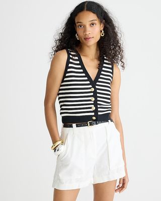 Emilie Sweater-Vest in Stripe