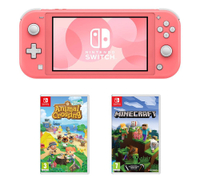 Nintendo Switch Lite + Minecraft + Animal Crossing: New Horizons | £259
