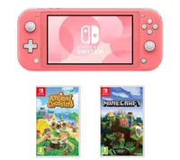Nintendo Switch Lite + Minecraft + Animal Crossing: New Horizons |£259 £239 at Currys