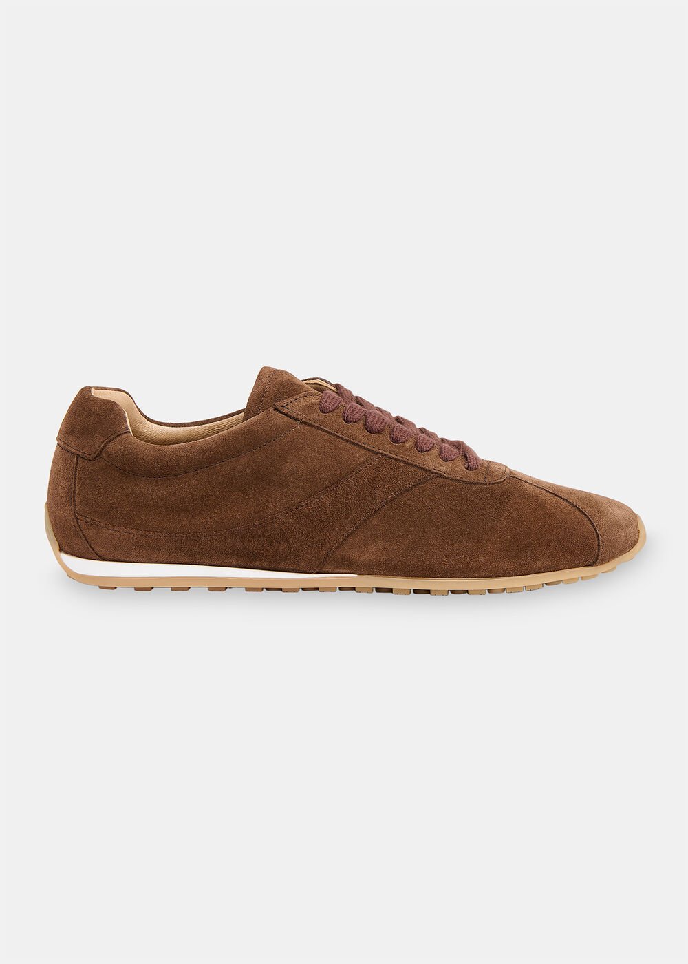 Chocolate Soft Suede Unlined Sneaker