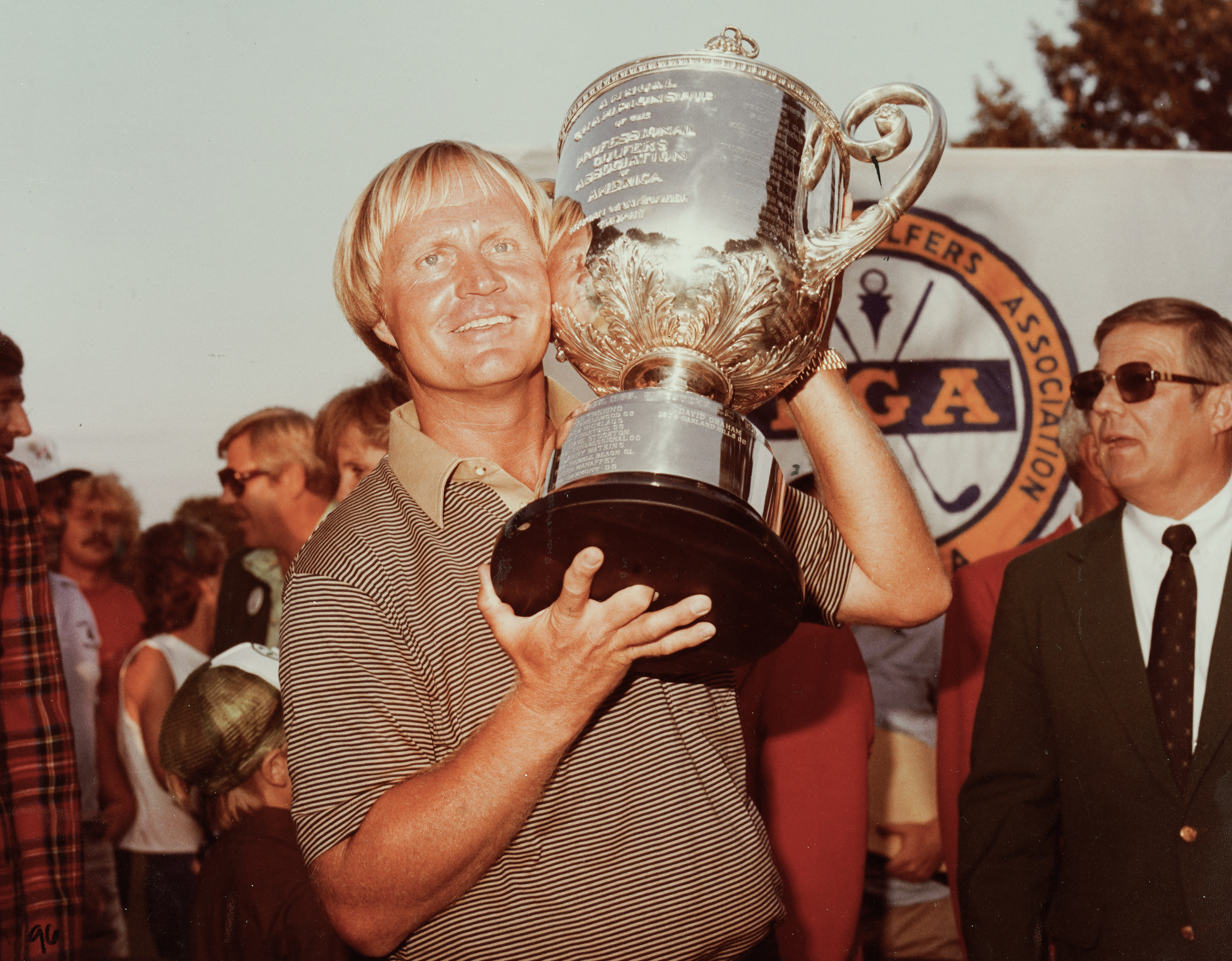 Jack Nicklaus wins PGA Championship at Oak Hill