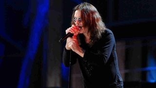 Ozzy Osbourne performing onstage in 2009