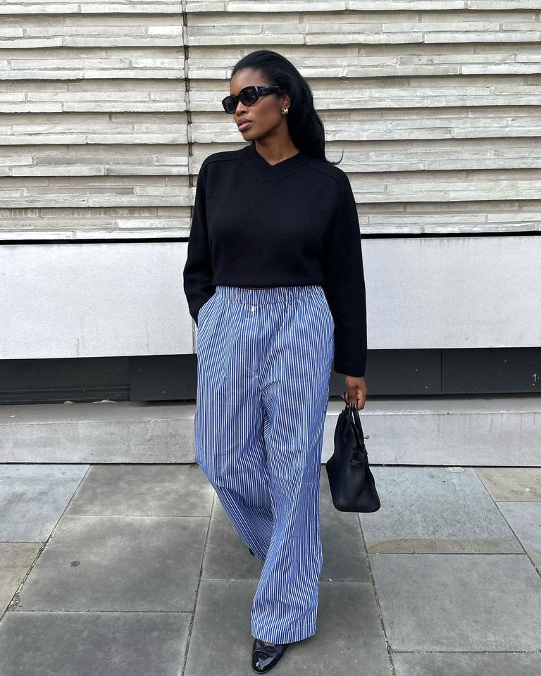 8 Chic Pajama-Pant Outfit Ideas to Try This Season | Who What Wear