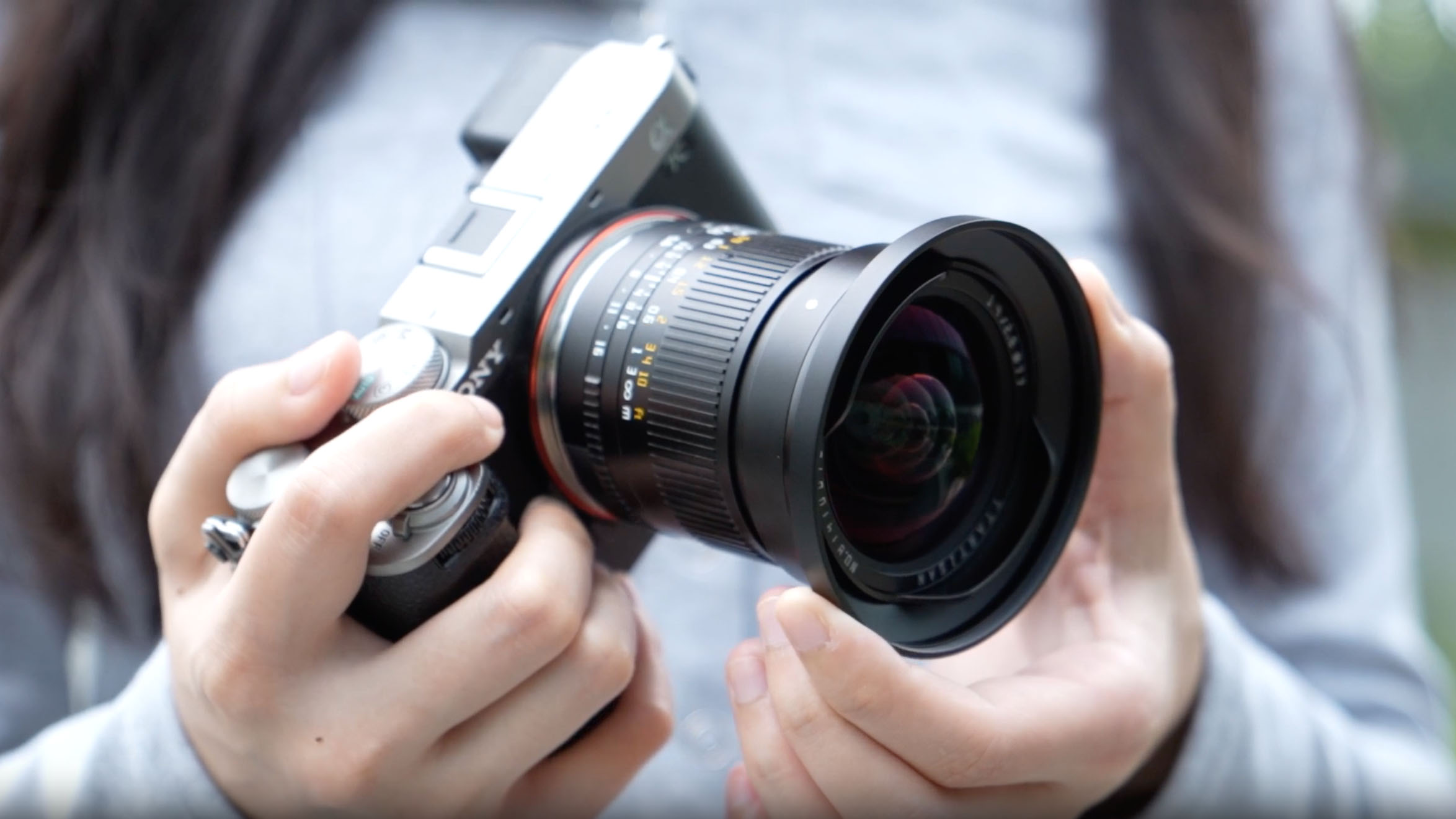 A photo of the TTArtisan 14mm f/2.8 in use