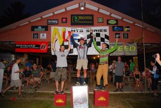 NUE Series Singlespeed podium: Jason Pruitt, Gerry Pflug, Matthew Ferrari