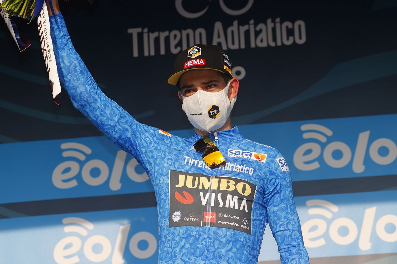 Tirreno Adriatico 2021 56th Edition 1st stage Lido di Camaiore Lido di Camaiore 156 km 10032021 Wout Van Aert BEL Jumbo Visma photo Luca BettiniBettiniPhoto2021
