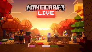 Minecraft Live written on gameplay screenshot