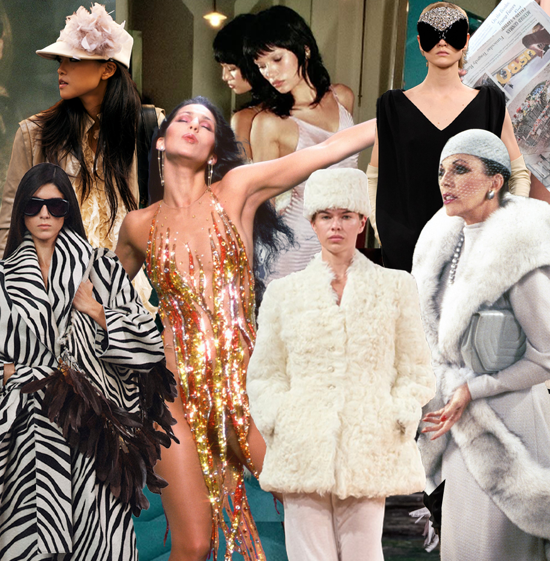 A collage showcasing personal style in 2026. 