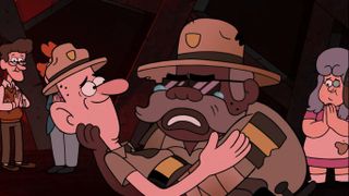 Gravity Falls Sheriff Blubs Deputy Durland