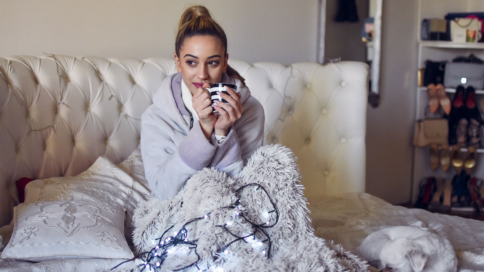 This one piece of bedding can help you stay cozy at night…