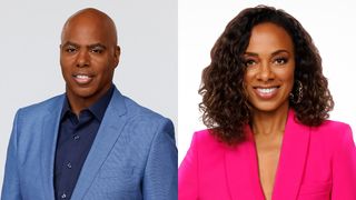 Kevin Frazier, Nischelle Turner co-host syndicated magazine 'Entertainment Tonight.'