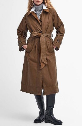 Marianne Waxed Cotton Trench Coat