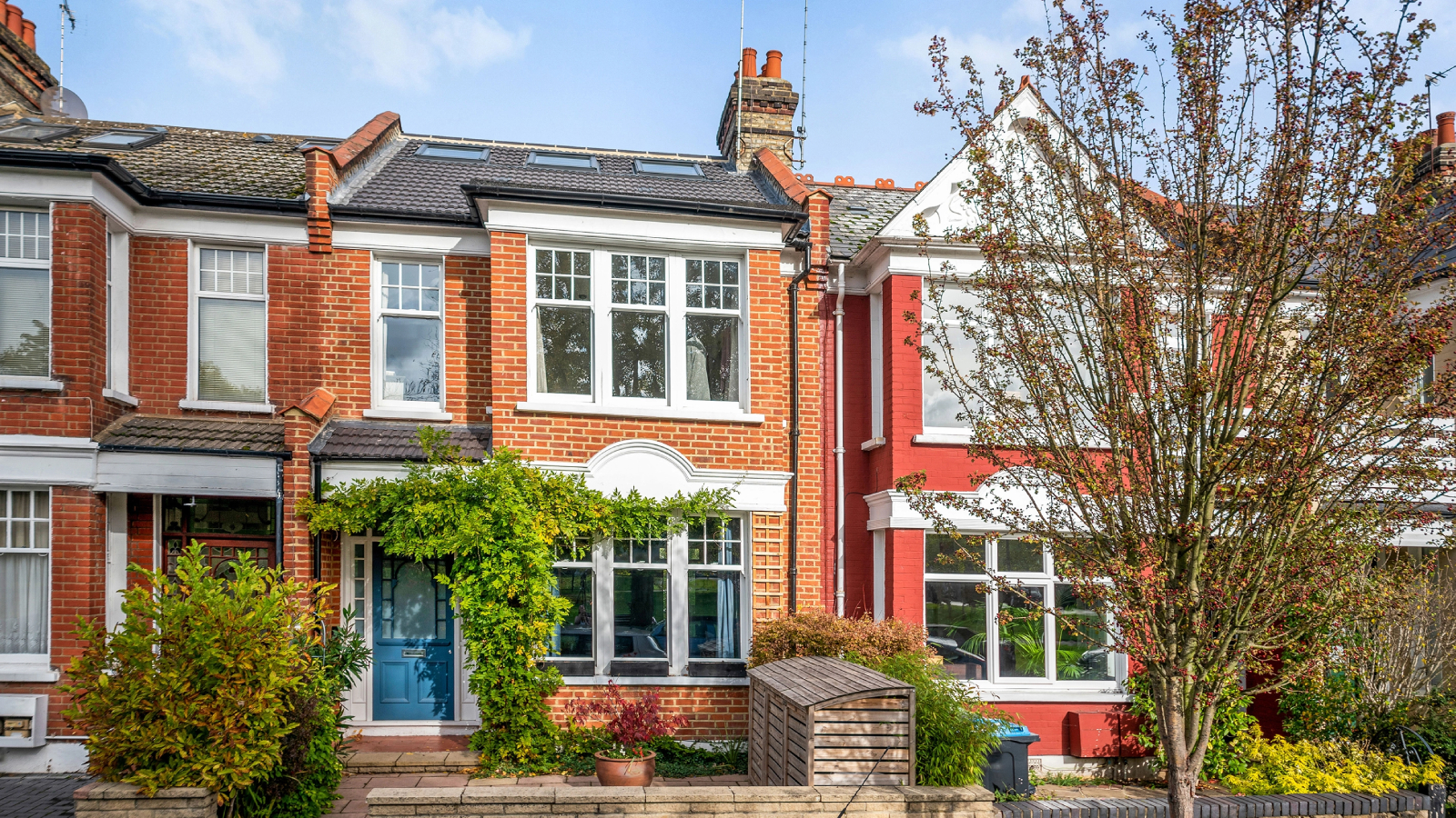 velux loft conversion on terraced property in residential street