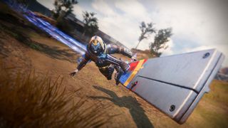 Destiny 2 Focus Activity Winners Package - Guardian riding a Skimmer